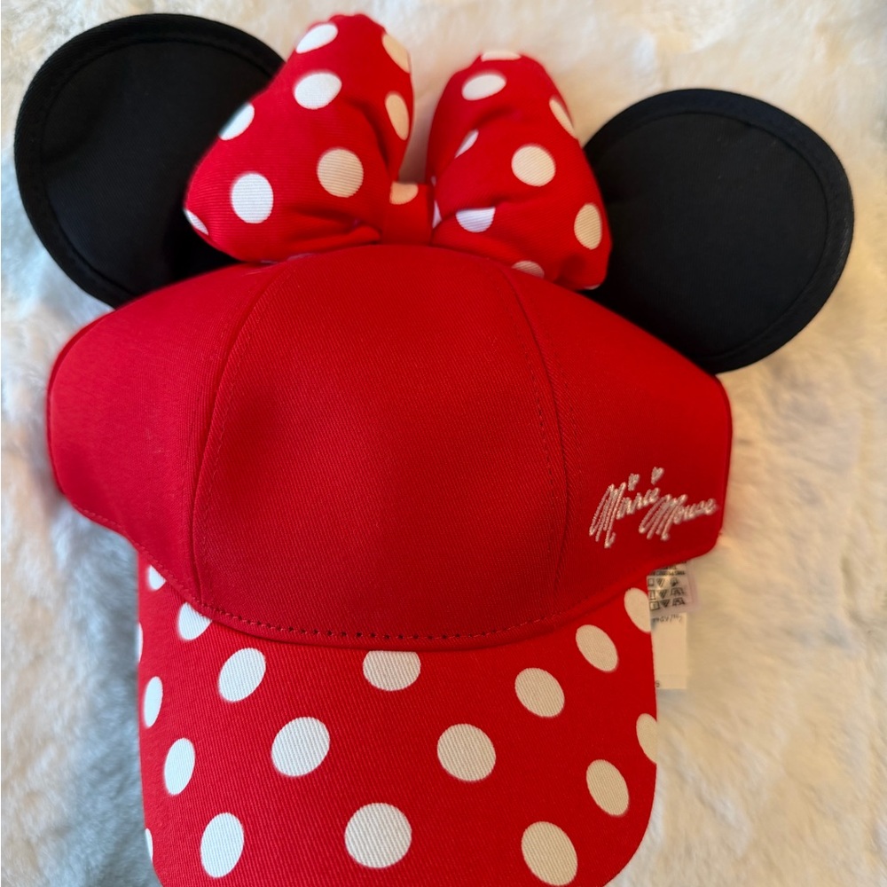 Disneyland Red Polka Dot Minnie Mouse Ears Hat